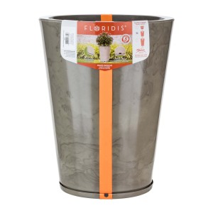 Vaso Genebra Marmorato Bege - 38cm X 57cm -  Floridis