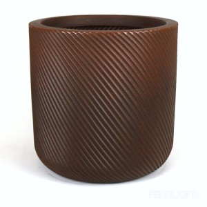 Vaso Vite Cilindro Ferrugem – 29cm X 29cm – Nº 01 - Vogue
