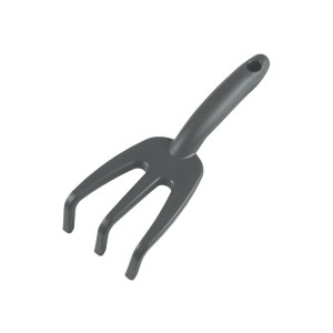 Ancinho com 3 Dentes para Jardinagem Tramontina em Plástico Grafite